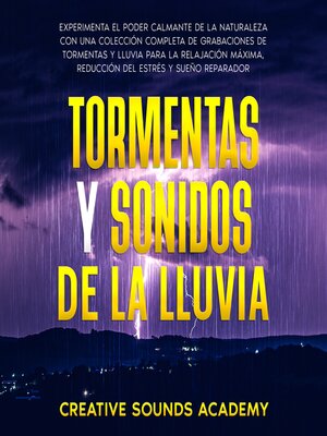 cover image of Tormentas y sonidos de la lluvia